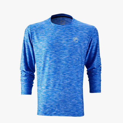 T-shirt de sport à manches longues Protech Dry Fit (Bleu) | RNZ020 |