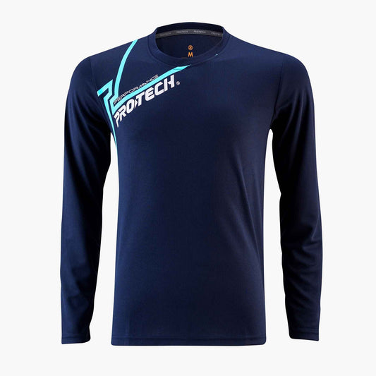 Protech Dry Fit Long Sleeve Sport T-Shirt (Dark Blue) | RNZ50001 |