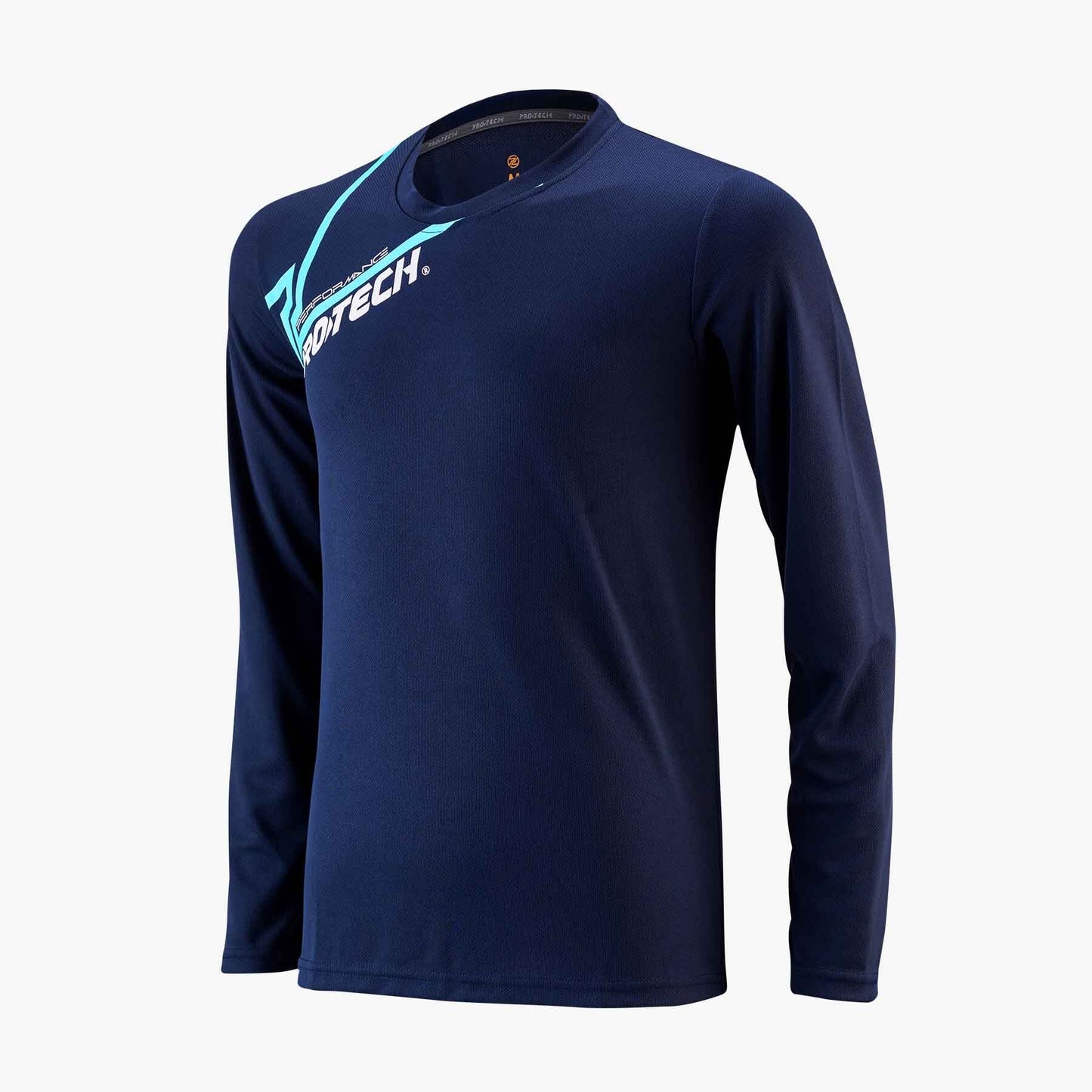 T-shirt de sport à manches longues Protech Dry Fit (bleu foncé) | RNZ50001 |