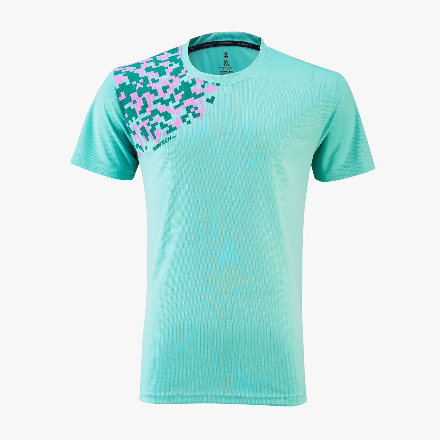 T-shirt graphique Protech Dry Fit Sport (menthe vert foncé rose) | RNZ10076 |