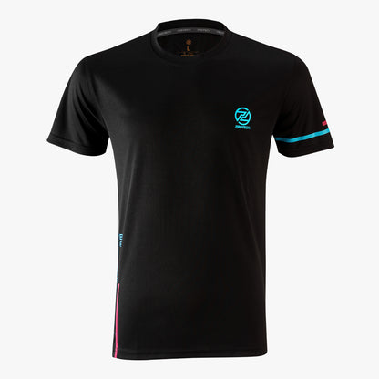 T-shirt graphique Protech Dry Fit Sport (noir rose bleu) | RNZ10077 |