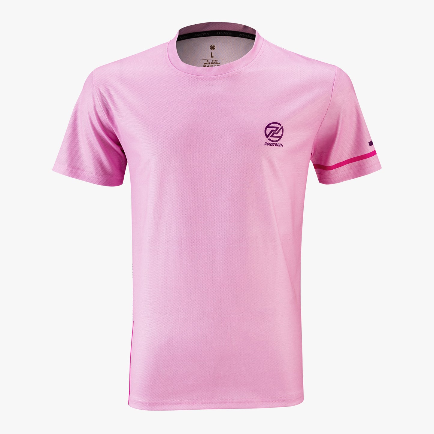 Protech Dry Fit Sport Graphic T-Shirt (Pink Black Dark PInk) | RNZ10077 |