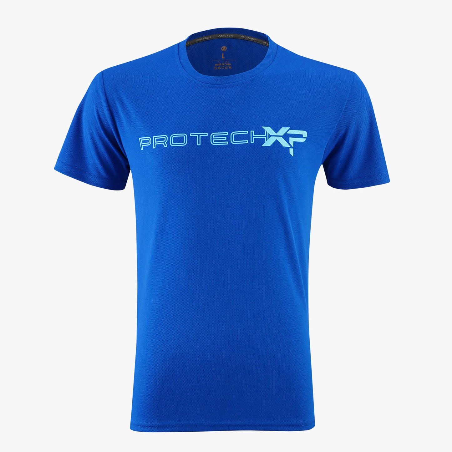 T-Shirt Graphique Protech Dryfit Sport Bleu | RNZ10078 |