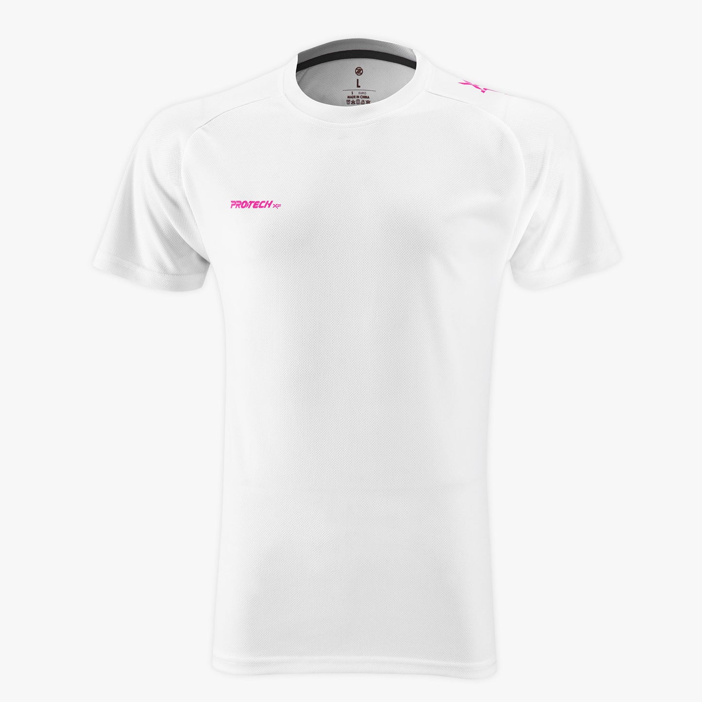 T-shirt graphique Protech Dryfit Sports (Blanc) | RNZ10079 |