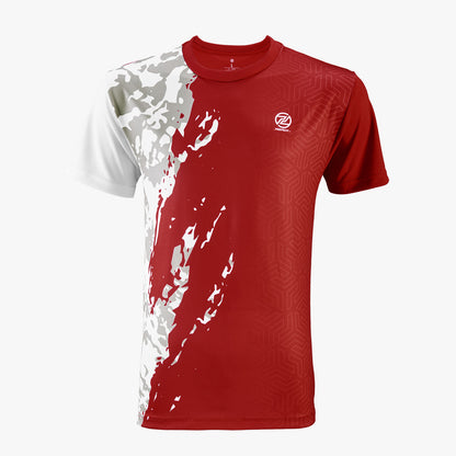 Maillot de tournoi Protech Dry Fit (rouge blanc) | RNZ10080M |