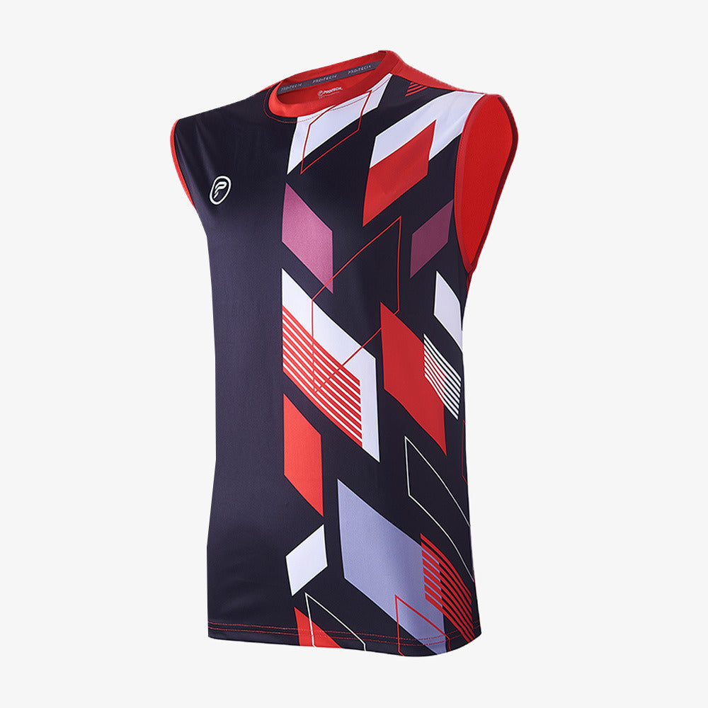 Protech Dry Fit Tournament Sleeveless Jersey (Red) | RNZ30011 |