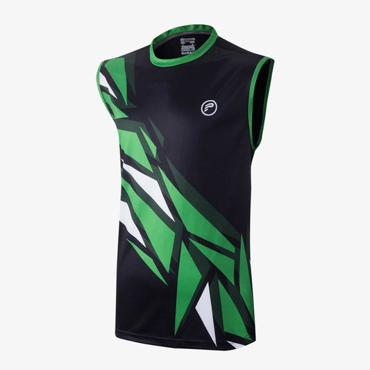 Protech Dry Fit Tournament Sleeveless Jersey (Black Green) | RNZ30012 |