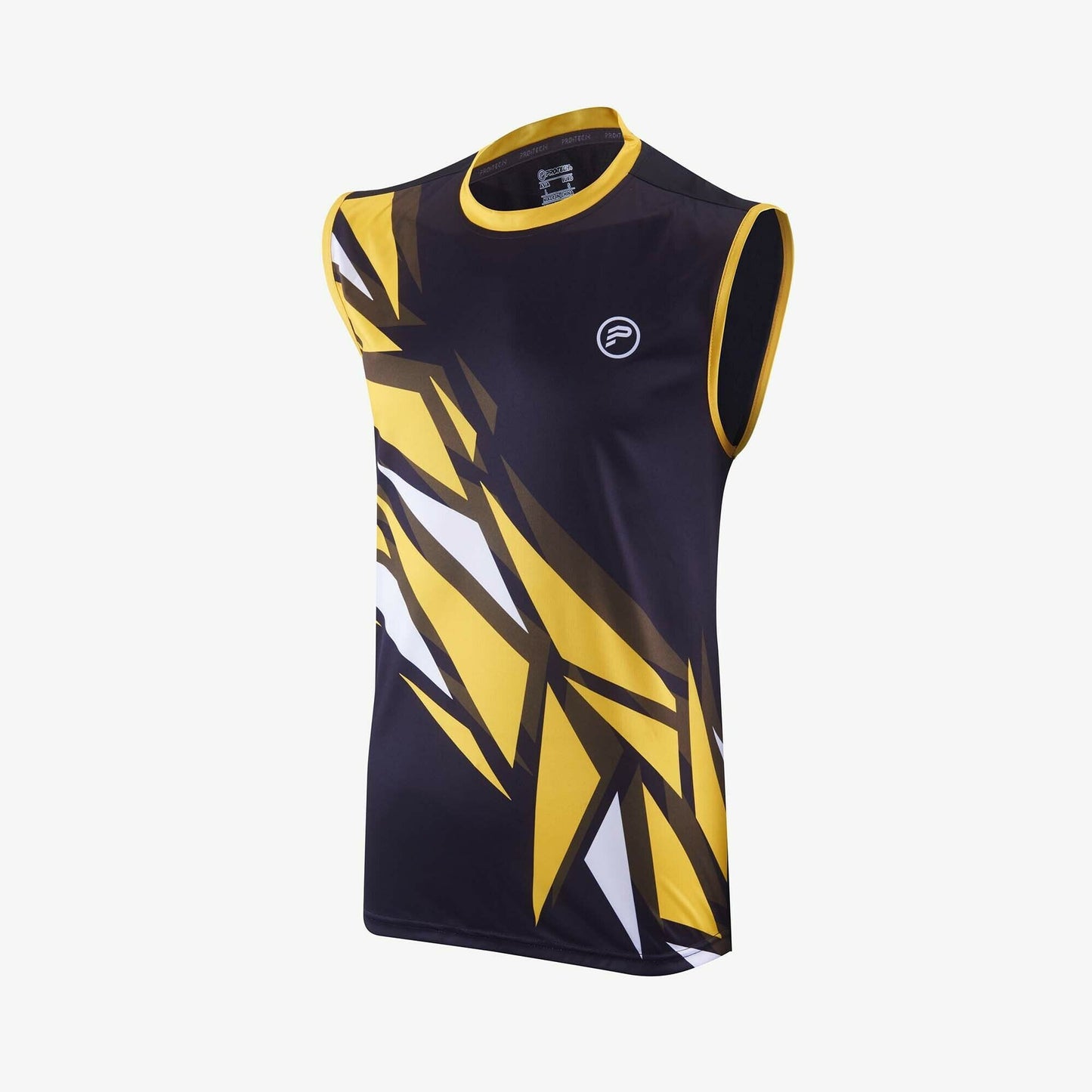 Protech Dry Fit Tournament Sleeveless Jersey (Black Yellow) | RNZ30012 |