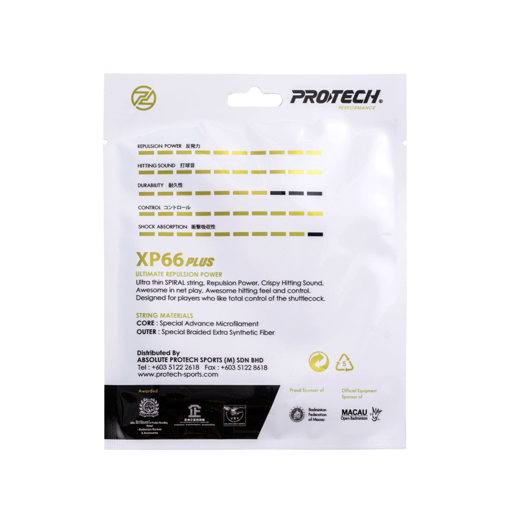 Protech XP66 Plus - Cordages de badminton